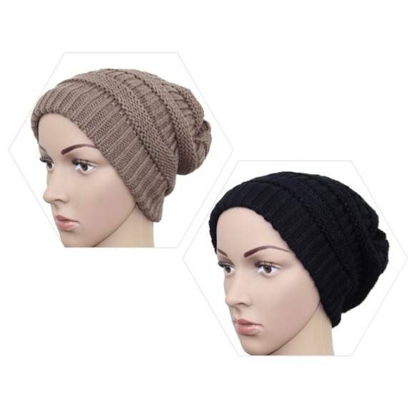 Brown Slouchy Beanie (LAST ONE) - Picture 2 of 2
